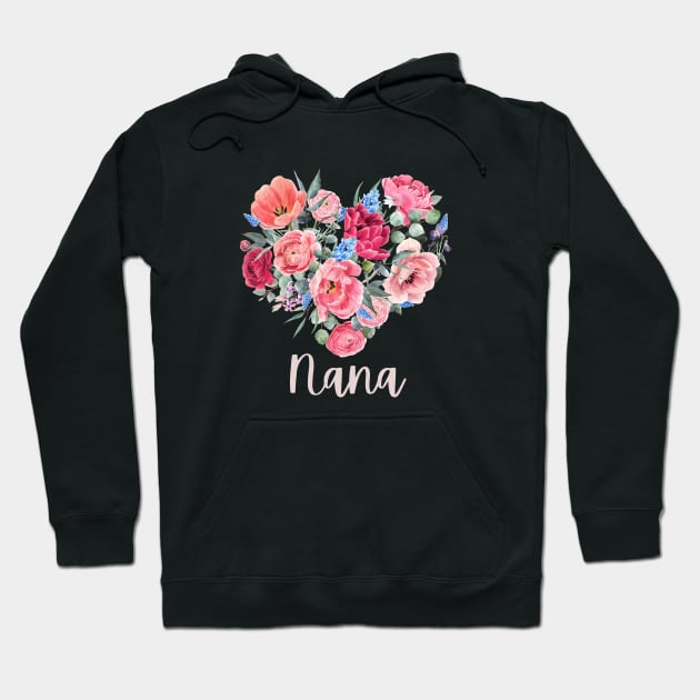 Floral Heart NANA Hoodie by RevolutionOnYou